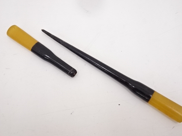 アンティーク　鼈甲櫛笄セット　骨董 蒔絵櫛・笄セット 漆器 髪飾り 色漆 和装小物 伝統工芸 Antique Sam's